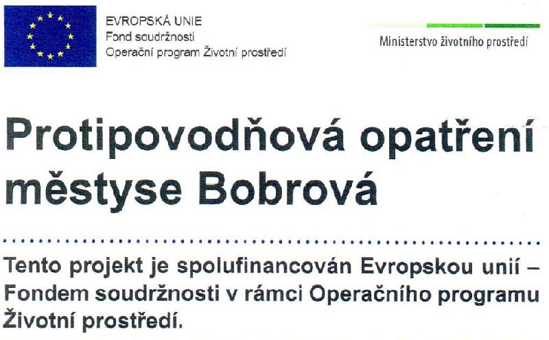 Protipovodňová opatření městyse bobrová - nový rozhlas - 2018