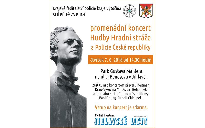 Aktuality - KONCERT HUDBY HRADNÍ STRÁŽE A POLICIE ČESKÉ REPUBLIKY V JIHLAVĚ