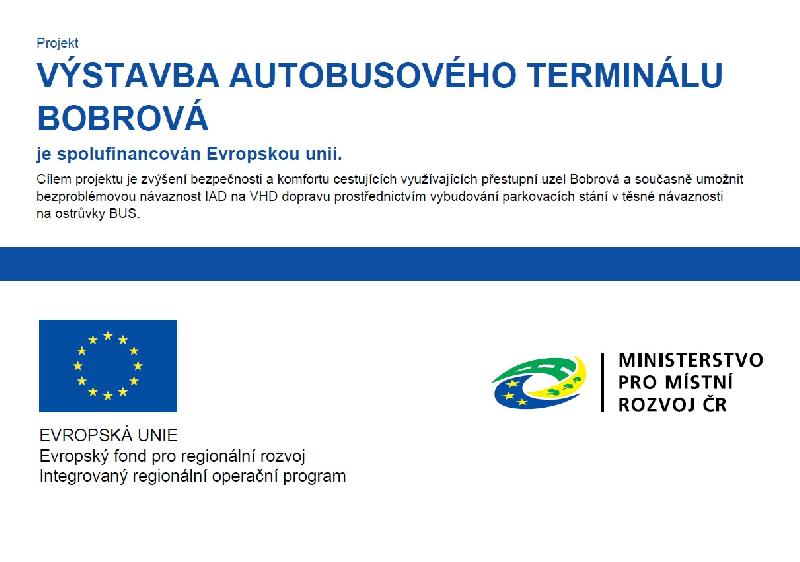 Výstavba autobusového terminálu Bobrová